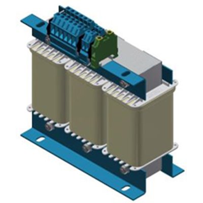 Trójfazowy dławik filtracyjny 10 kVar, 14%, typ INF-14-10-525
